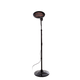 SUNRED Heater SMQ2000A, Elekra Quartz Standing Infrared, 2000 W, Black SUNRED Heater SMQ2000A, Elekra Quartz Standing Infrared, 2000 W, Black