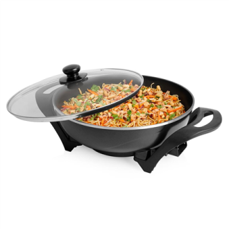 Tristar Electric Wok PZ-9130 1500 W, Stainless steel, 4.5 L, Black Tristar Electric Wok PZ-9130 1500 W, Stainless steel, 4.5 L, Black