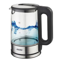 Mesko Kettle MS 1301b Electric, 1850 W, 1.7 L, Glass/Stainless steel, 360 rotational base, Black Mesko Kettle MS 1301b Electric, 1850 W, 1.7 L, Glass/Stainless steel, 360 rotational base, Black