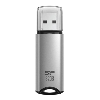 Silicon Power USB Flash Drive Marvel Series M02 32 GB, Type-A USB 3.2 Gen 1, Silver Silicon Power USB Flash Drive Marvel Series M02 32 GB, Type-A USB 3.2 Gen 1, Silver
