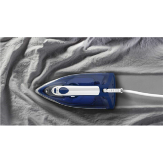 TEFAL FV2838E0 Steam Iron, 2400 W, Water tank capacity 270 ml, Continuous steam 40 g/min, Blue/White TEFAL FV2838E0 Steam Iron, 2400 W, Water tank capacity 270 ml, Continuous steam 40 g/min, Blue/White
