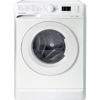 INDESIT Washing machine MTWA 71252 W EE Energy efficiency class E, Front loading, Washing capacity 7 kg, 1200 RPM, Depth 54 cm, INDESIT Washing machine MTWA 71252 W EE Energy efficiency class E, Front loading, Washing capacity 7 kg, 1200 RPM, Depth 54 cm,