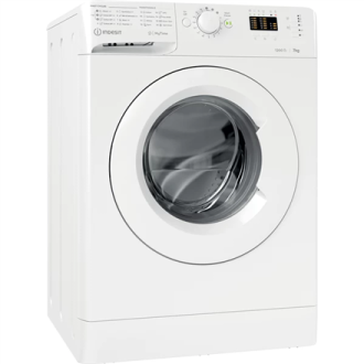 INDESIT Washing machine MTWA 71252 W EE Energy efficiency class E, Front loading, Washing capacity 7 kg, 1200 RPM, Depth 54 cm, INDESIT Washing machine MTWA 71252 W EE Energy efficiency class E, Front loading, Washing capacity 7 kg, 1200 RPM, Depth 54 cm,