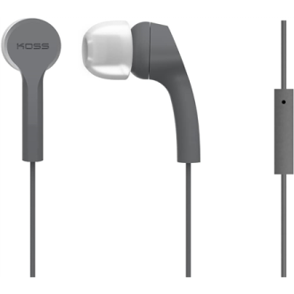 Koss Headphones KEB9iGRY Wired, In-ear, Microphone, Gray Koss Headphones KEB9iGRY Wired, In-ear, Microphone, Gray