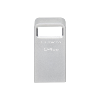 Kingston USB 3.2 Flash Drive DataTraveler micro 64 GB, USB 3.2, Silver Kingston USB 3.2 Flash Drive DataTraveler micro 64 GB, USB 3.2, Silver