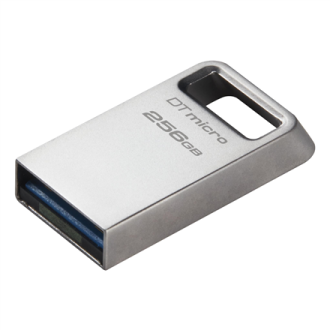 Kingston USB 3.2 Flash Drive DataTraveler micro 256 GB, USB 3.2, Silver Kingston USB 3.2 Flash Drive DataTraveler micro 256 GB, USB 3.2, Silver