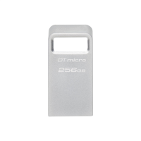 Kingston USB 3.2 Flash Drive DataTraveler micro 256 GB, USB 3.2, Silver