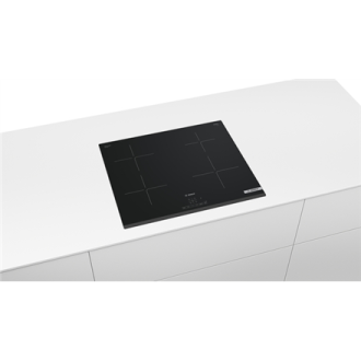 Bosch Hob PUE63KBB6E Induction, Number of burners/cooking zones 4, Touch, Timer, Black