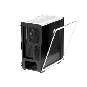 Deepcool MID TOWER CASE CH510 Side window, White, Mid-Tower, Power supply included No