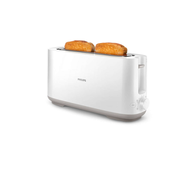 Philips Toaster HD2590/00 Daily Collection Power 870-1030 W, Number of slots 2, Housing material Plastic, White Philips Toaster HD2590/00 Daily Collection Power 870-1030 W, Number of slots 2, Housing material Plastic, White