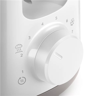 Philips Toaster HD2590/00 Daily Collection Power 870-1030 W, Number of slots 2, Housing material Plastic, White Philips Toaster HD2590/00 Daily Collection Power 870-1030 W, Number of slots 2, Housing material Plastic, White