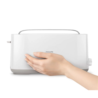 Philips Toaster HD2590/00 Daily Collection Power 870-1030 W, Number of slots 2, Housing material Plastic, White Philips Toaster HD2590/00 Daily Collection Power 870-1030 W, Number of slots 2, Housing material Plastic, White