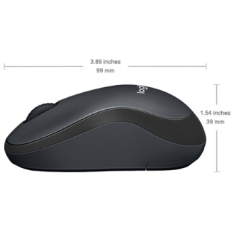 Logitech Mouse M220 SILENT Wireless, Charcoal, USB Logitech Mouse M220 SILENT Wireless, Charcoal, USB