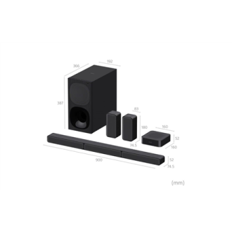 Sony HT-S40R 5.1ch Home Cinema Soundbar with Wireless Rear Speakers Sony HT-S40R 5.1ch Home Cinema Soundbar with Wireless Rear Speakers