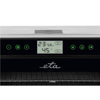 ETA Fruit dryer Vital Air II ETA230290000 Power 245 W, Number of trays 10, Temperature control, Integrated timer, Black