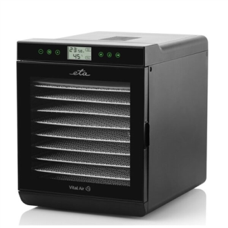 ETA Fruit dryer Vital Air II ETA230290000 Power 245 W, Number of trays 10, Temperature control, Integrated timer, Black
