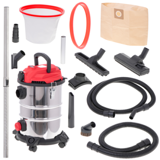 Camry Professional industrial Vacuum cleaner CR 7045 Bagged, Wet suction, Power 3400 W, Dust capacity 25 L, Red/Silver Camry Professional industrial Vacuum cleaner CR 7045 Bagged, Wet suction, Power 3400 W, Dust capacity 25 L, Red/Silver