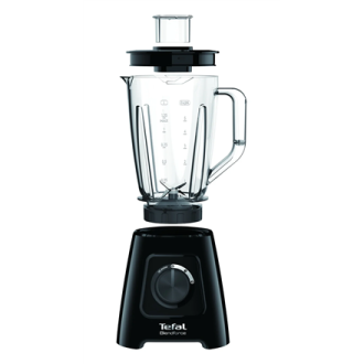 TEFAL Blender BL420838 BlendForce Tabletop, 600 W, Jar material Plastic, Jar capacity 1.25 L, Ice crushing, Black TEFAL Blender BL420838 BlendForce Tabletop, 600 W, Jar material Plastic, Jar capacity 1.25 L, Ice crushing, Black