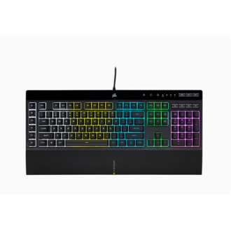 Corsair K55 RGB PRO Gaming keyboard, RGB LED light, US, Wired, Black Corsair K55 RGB PRO Gaming keyboard, RGB LED light, US, Wired, Black