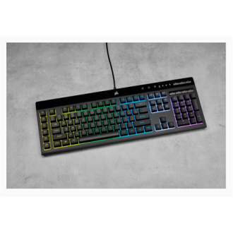 Corsair K55 RGB PRO Gaming keyboard, RGB LED light, US, Wired, Black Corsair K55 RGB PRO Gaming keyboard, RGB LED light, US, Wired, Black