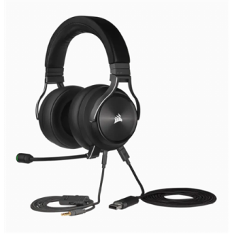 Corsair High-Fidelity Gaming Headset VIRTUOSO RGB WIRELESS XT Built-in microphone, Over-Ear, Black