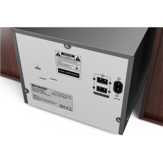 Sharp Hi-Fi Micro System XL-B517D(BR) 45 W, Wireless connection, Brown, AUX in, CD player, Bluetooth Sharp Hi-Fi Micro System XL-B517D(BR) 45 W, Wireless connection, Brown, AUX in, CD player, Bluetooth