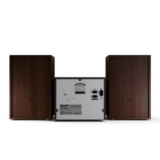 Sharp Hi-Fi Micro System XL-B517D(BR) 45 W, Wireless connection, Brown, AUX in, CD player, Bluetooth Sharp Hi-Fi Micro System XL-B517D(BR) 45 W, Wireless connection, Brown, AUX in, CD player, Bluetooth