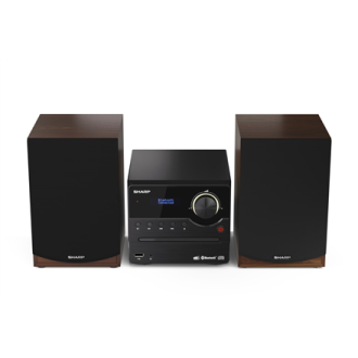 Sharp Hi-Fi Micro System XL-B517D(BR) 45 W, Wireless connection, Brown, AUX in, CD player, Bluetooth Sharp Hi-Fi Micro System XL-B517D(BR) 45 W, Wireless connection, Brown, AUX in, CD player, Bluetooth