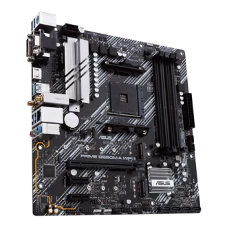 Asus PRIME B550M-A WIFI II Processor family AMD, Processor socket AM4, DDR4 DIMM, Memory slots 4, Supported hard disk drive inte