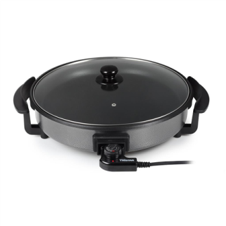 Tristar Multifunctional grill pan PZ-2964 Grill, Diameter 40 cm, 1500 W, Lid included, Fixed handle, Black Tristar Multifunctional grill pan PZ-2964 Grill, Diameter 40 cm, 1500 W, Lid included, Fixed handle, Black
