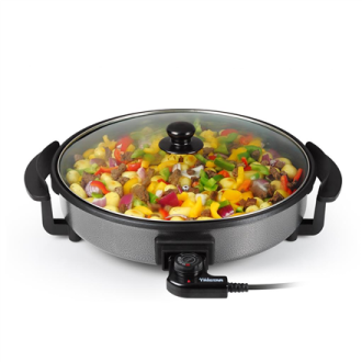 Tristar Multifunctional grill pan PZ-2964 Grill, Diameter 40 cm, 1500 W, Lid included, Fixed handle, Black Tristar Multifunctional grill pan PZ-2964 Grill, Diameter 40 cm, 1500 W, Lid included, Fixed handle, Black