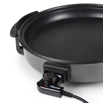 Tristar Multifunctional grill pan PZ-2964 Grill, Diameter 40 cm, 1500 W, Lid included, Fixed handle, Black Tristar Multifunctional grill pan PZ-2964 Grill, Diameter 40 cm, 1500 W, Lid included, Fixed handle, Black