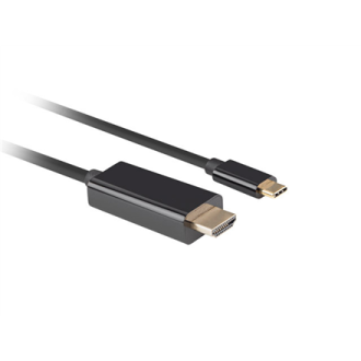Lanberg USB-C to HDMI Cable, 3 m 4K/60Hz, Black Lanberg USB-C to HDMI Cable, 3 m 4K/60Hz, Black