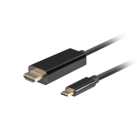 Lanberg USB-C to HDMI Cable, 3 m 4K/60Hz, Black Lanberg USB-C to HDMI Cable, 3 m 4K/60Hz, Black