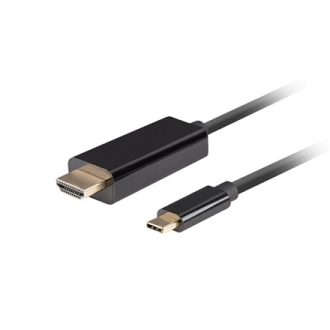 Lanberg USB-C to HDMI Cable, 3 m 4K/60Hz, Black Lanberg USB-C to HDMI Cable, 3 m 4K/60Hz, Black