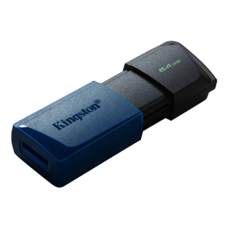 Kingston USB 3.2 Flash Drive DataTraveler Exodia M 64 GB, USB 3.2, Black/Blue Kingston USB 3.2 Flash Drive DataTraveler Exodia M 64 GB, USB 3.2, Black/Blue