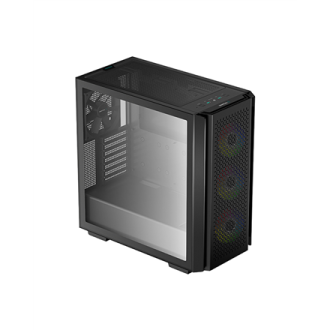 Deepcool MID TOWER CASE CG560 Side window, Black, Mid-Tower, Power supply included No Deepcool MID TOWER CASE CG560 Side window, Black, Mid-Tower, Power supply included No
