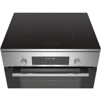 Bosch Cooker HLS79Y351U Series 6 Hob type Induction, Oven type Electric, Stainless Steel, Width 60 cm, Grilling, LCD, 63 L, Dept Bosch Cooker HLS79Y351U Series 6 Hob type Induction, Oven type Electric, Stainless Steel, Width 60 cm, Grilling, LCD, 63 L, Dept