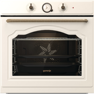 Gorenje Oven BOS67371CLI 77 L, Built in, EcoClean, Mechanical, Steam function, Height 59.5 cm, Width 59.5 cm, Beige Gorenje Oven BOS67371CLI 77 L, Built in, EcoClean, Mechanical, Steam function, Height 59.5 cm, Width 59.5 cm, Beige