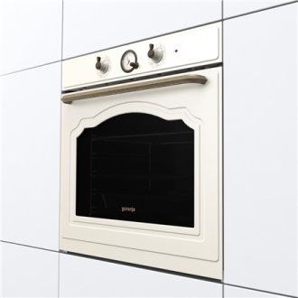 Gorenje Oven BOS67371CLI 77 L, Built in, EcoClean, Mechanical, Steam function, Height 59.5 cm, Width 59.5 cm, Beige Gorenje Oven BOS67371CLI 77 L, Built in, EcoClean, Mechanical, Steam function, Height 59.5 cm, Width 59.5 cm, Beige