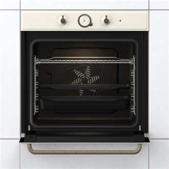 Gorenje Oven BOS67371CLI 77 L, Built in, EcoClean, Mechanical, Steam function, Height 59.5 cm, Width 59.5 cm, Beige Gorenje Oven BOS67371CLI 77 L, Built in, EcoClean, Mechanical, Steam function, Height 59.5 cm, Width 59.5 cm, Beige