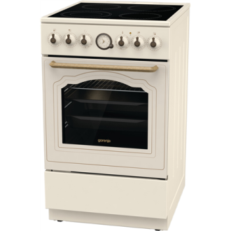 Gorenje Cooker GECS5B70CLI Hob type Vitroceramic, Oven type Electric, Beige, Width 50 cm, 70 L, Depth 59.4 cm Gorenje Cooker GECS5B70CLI Hob type Vitroceramic, Oven type Electric, Beige, Width 50 cm, 70 L, Depth 59.4 cm