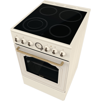 Gorenje Cooker GECS5B70CLI Hob type Vitroceramic, Oven type Electric, Beige, Width 50 cm, 70 L, Depth 59.4 cm Gorenje Cooker GECS5B70CLI Hob type Vitroceramic, Oven type Electric, Beige, Width 50 cm, 70 L, Depth 59.4 cm