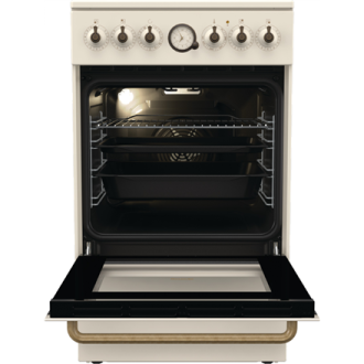 Gorenje Cooker GECS5B70CLI Hob type Vitroceramic, Oven type Electric, Beige, Width 50 cm, 70 L, Depth 59.4 cm Gorenje Cooker GECS5B70CLI Hob type Vitroceramic, Oven type Electric, Beige, Width 50 cm, 70 L, Depth 59.4 cm