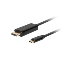 Lanberg USB-C to DisplayPort Cable, 3 m 4K/60Hz, Black Lanberg USB-C to DisplayPort Cable, 3 m 4K/60Hz, Black