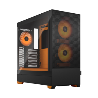 Fractal Design Pop Air RGB Orange Core TG Clear Tint, ATX, mATX, Mini ITX, Power supply included No Fractal Design Pop Air RGB Orange Core TG Clear Tint, ATX, mATX, Mini ITX, Power supply included No