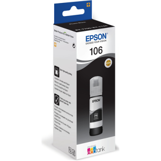 Epson Ecotank Photo 106 Ink Bottle, Black Epson Ecotank Photo 106 Ink Bottle, Black