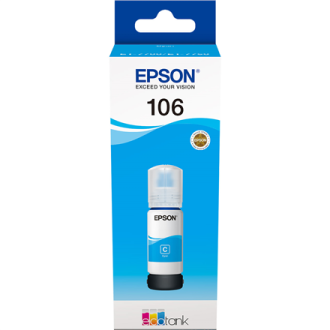 Epson Ecotank 106 Ink Bottle, Cyan Epson Ecotank 106 Ink Bottle, Cyan