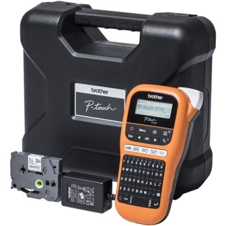 Brother Industrial durable label maker PTE110VP Thermal, Label Printer, Orange Brother Industrial durable label maker PTE110VP Thermal, Label Printer, Orange