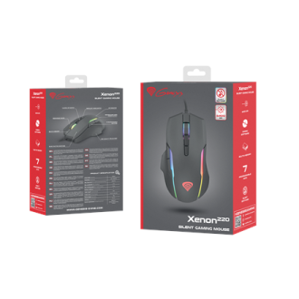 GENESIS Xenon 220 Gaming Mouse, 500 - 6400DPI, Wired, Black GENESIS Xenon 220 Gaming Mouse, 500 - 6400DPI, Wired, Black